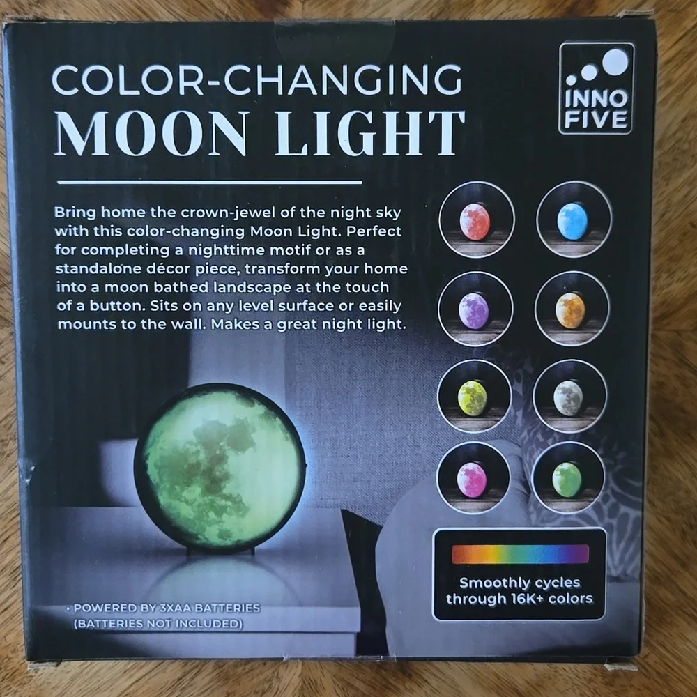 Color Changing Moon Light - Picture 2 of 5